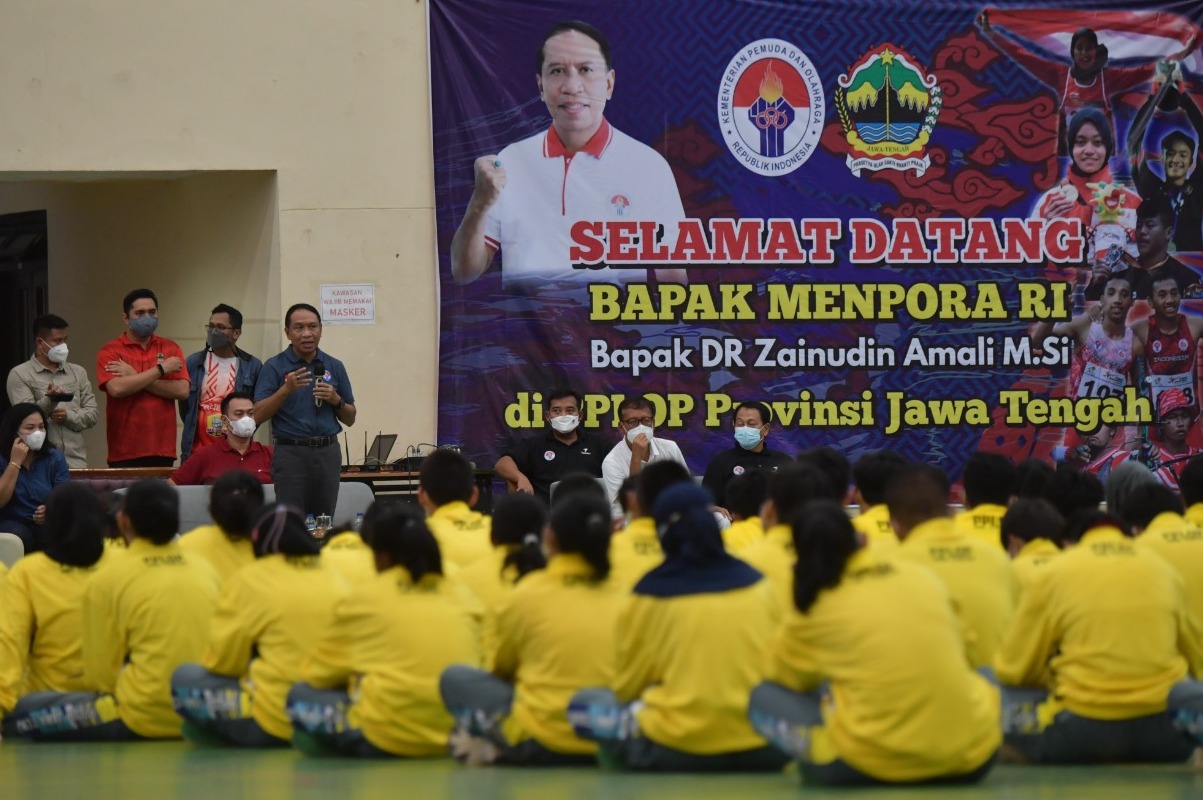 Kunjungi BPPLOP Jawa Tengah Menpora-Amali-Motivasi-Atlet-untuk-Wujudkan-Mimpi-Indonesia-Masuk-5-Besar-Olimpiade-pada-Tahun-2045