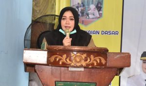 Bupati Bima Indah Dhamayanti Putri, SE, melaunching program Si PERKASA, Rabu (16/03/22). foto/Prokopim Kabupaten Bima